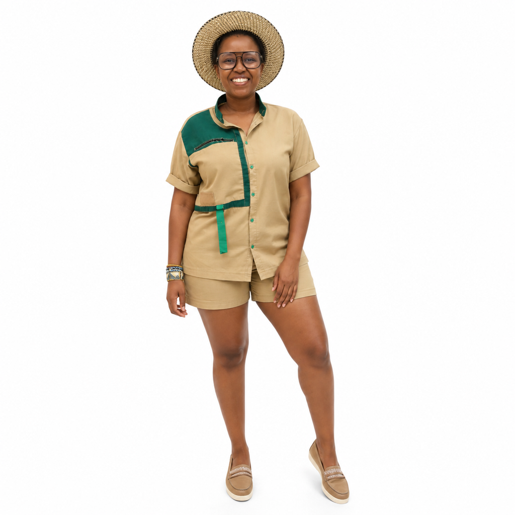 Ubuntu 2-Piece Utility Set - Short + Shirt