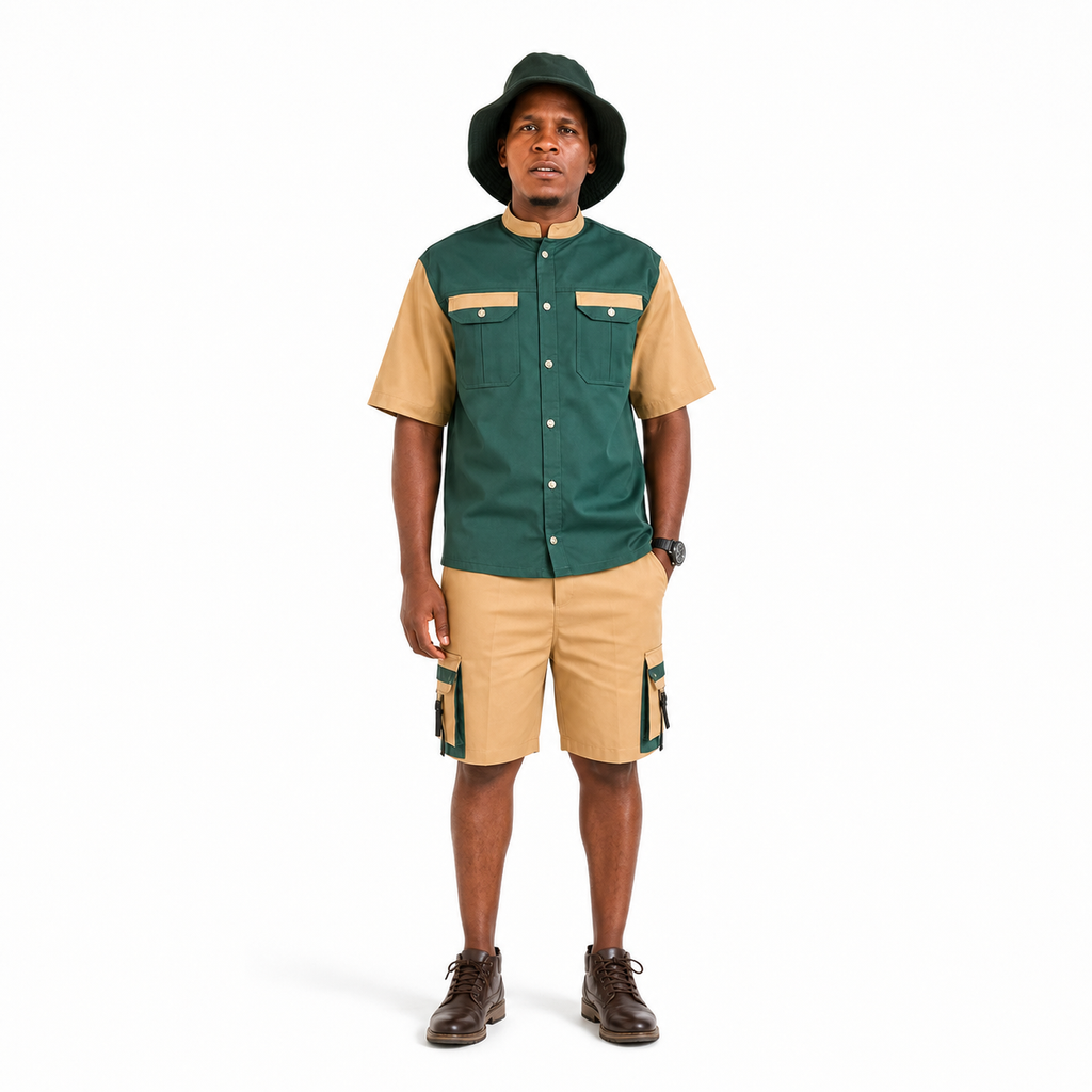 Ubuntu 2-Piece Utility Set - Short + Shirt
