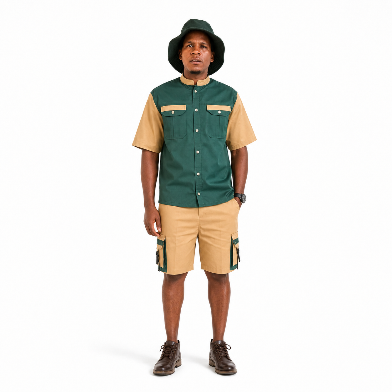 Ubuntu 2-Piece Utility Set - Short + Shirt